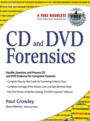 cover image of CD and DVD Forensics